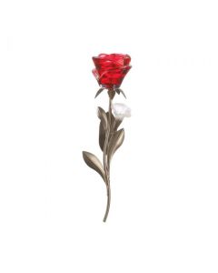 SINGLE RED ROSE WALL SCONCE
